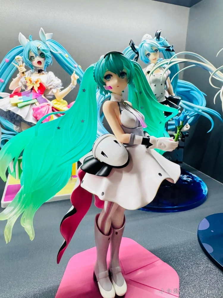 ของแท้ Tenitol Hatsune Miku Galaxy Live อนิเมะ ของเล่น ซีรีส์ไซไฟ ฮัตสึเนะ มิคุ ฟิกเกอร์โมเดลขนาด 21.5 ซม. ของตกแต่ง ของเล่น ของขวัญ