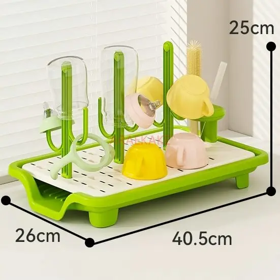 

1pcs Baby bottle drain rack, baby bottle brush storage rack, drying rack, sink edge bowl tray rack, drain tray