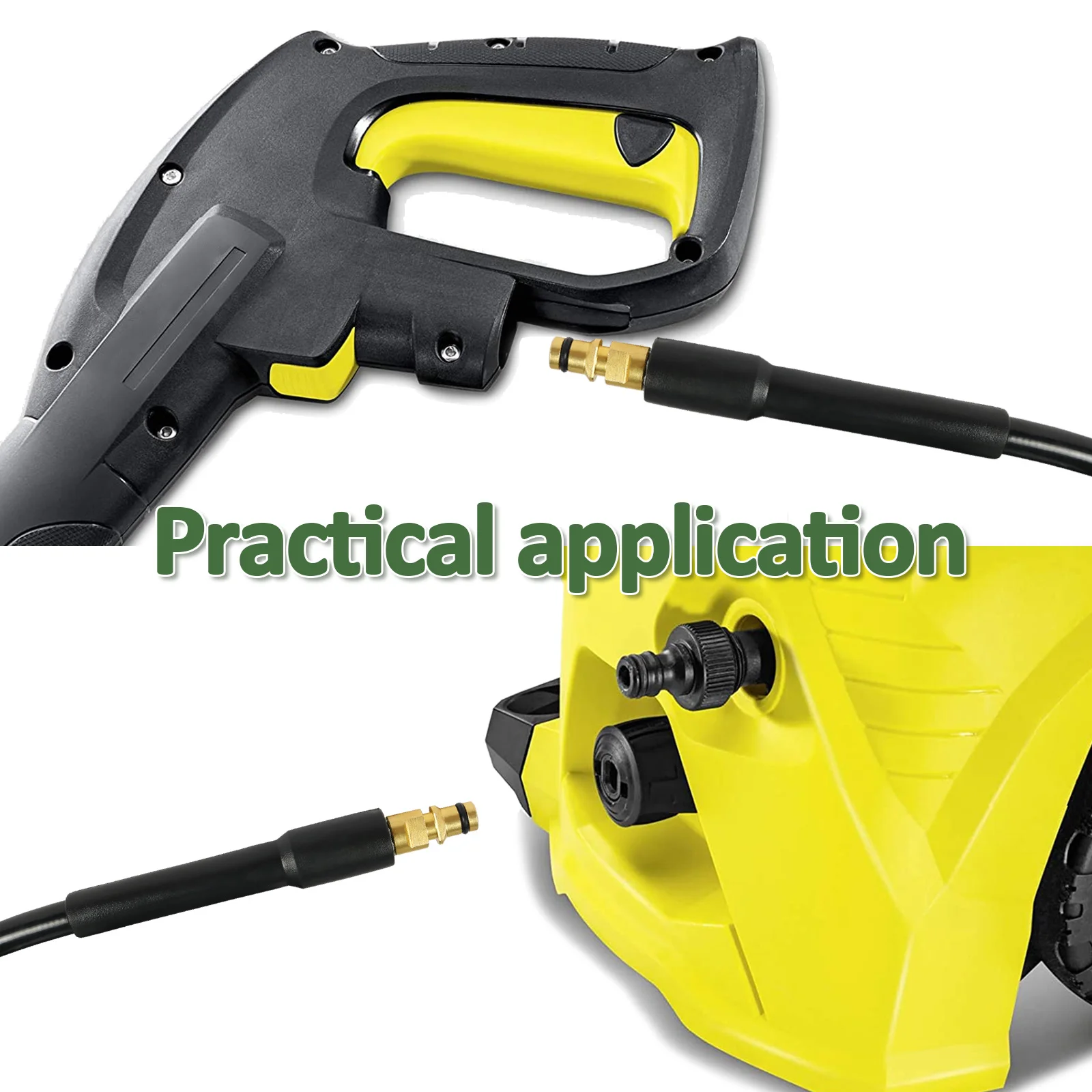 6 ~ 20 m Auto Waschmaschine Schlauch Rohr Schnur Hochdruckreiniger Wasser Reinigung Verlängerung Schlauch Wasser Schlauch für Karcher K2 K3 K4 K5 K6 K7 Waschbecken – Detail 9