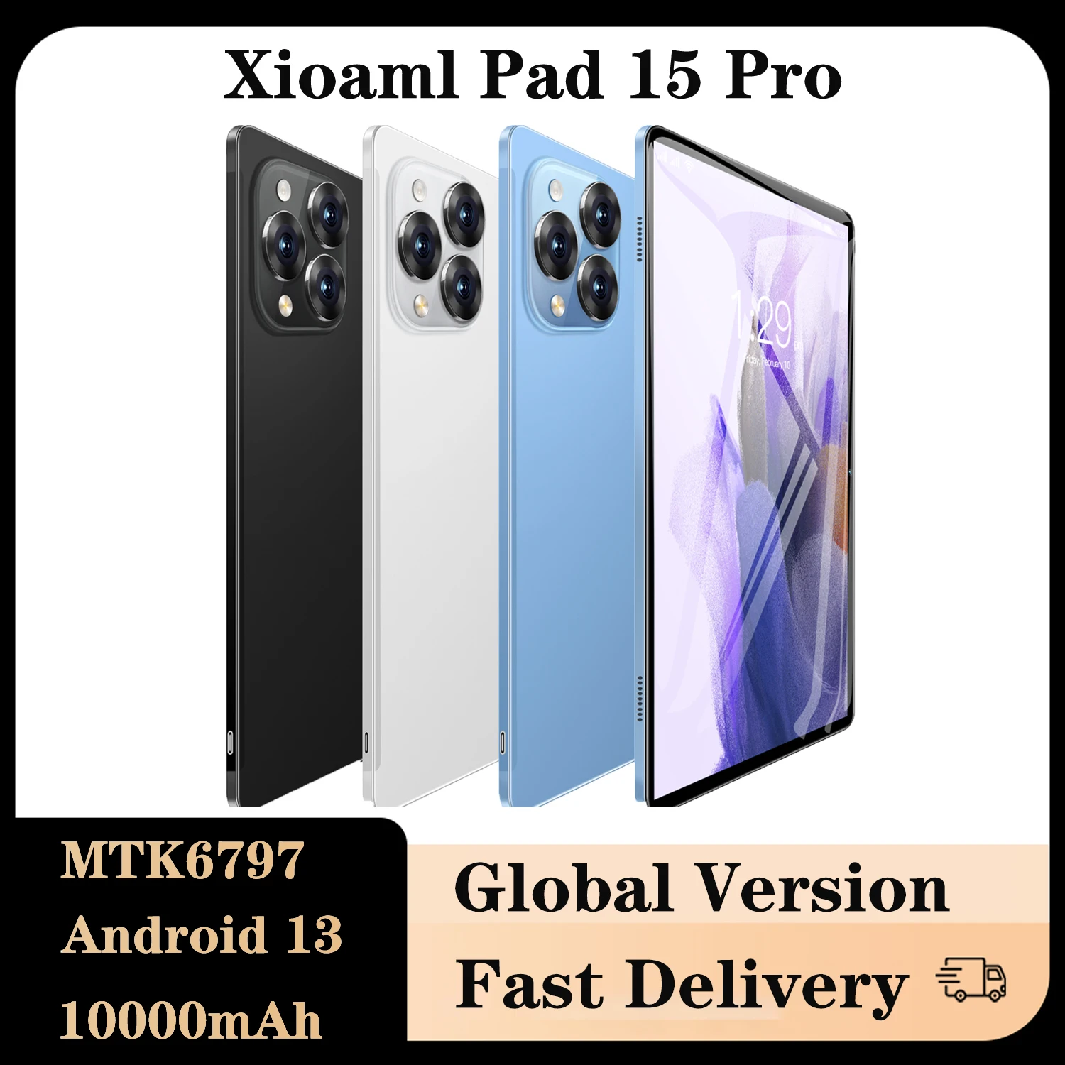 Global Version Origin Xioaml Pad 15 Pro Tablet Android 13 11 Inch 16GB 1TB 5G Dual SIM Phone Call GPS Bluetooth WiFi Tablets PC