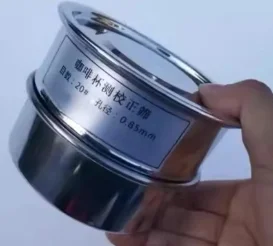 

Coffee Grind Size Calibration Sieve - Stainless Steel 20# Mesh (0.85mm) Standard Test Sieve for Filtering and Sifting