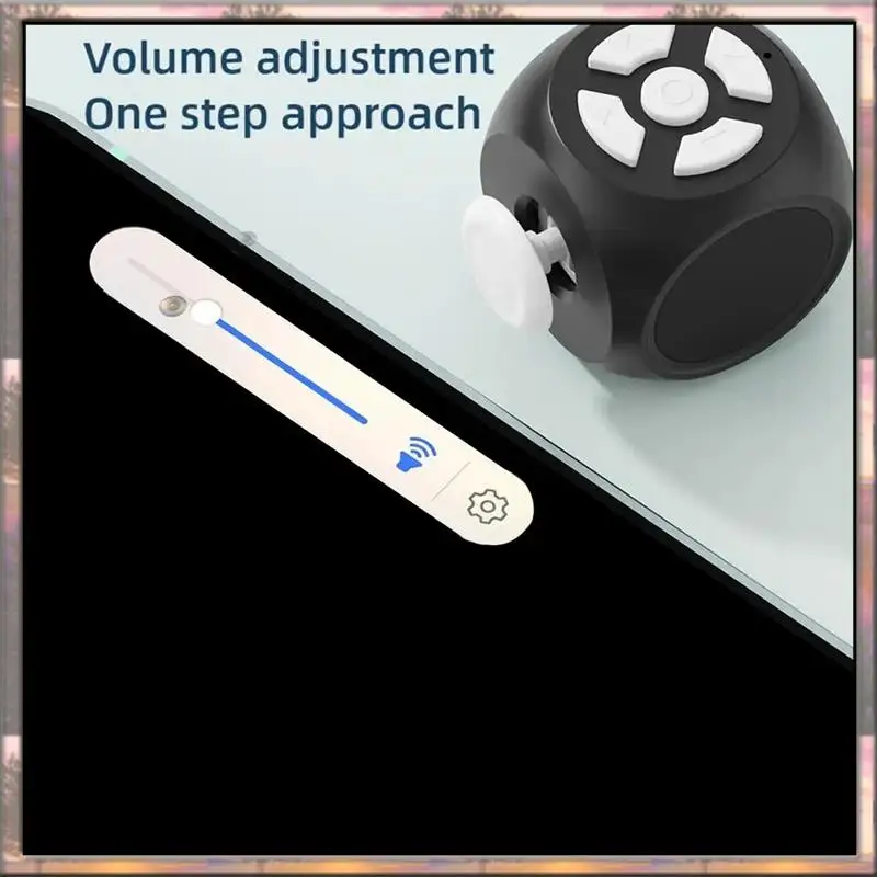 BAAZ HOT New Decompression Dice Remote Control Video Software Page Turning Bluetooth Mini Wireless Remote Photography Dedicated