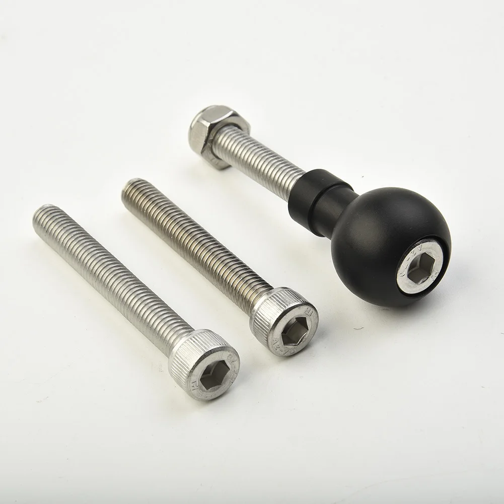 Base de serrage pour moto, Base de serrage robuste avec boule de 1 pouce et vis M8 pour supports RAM