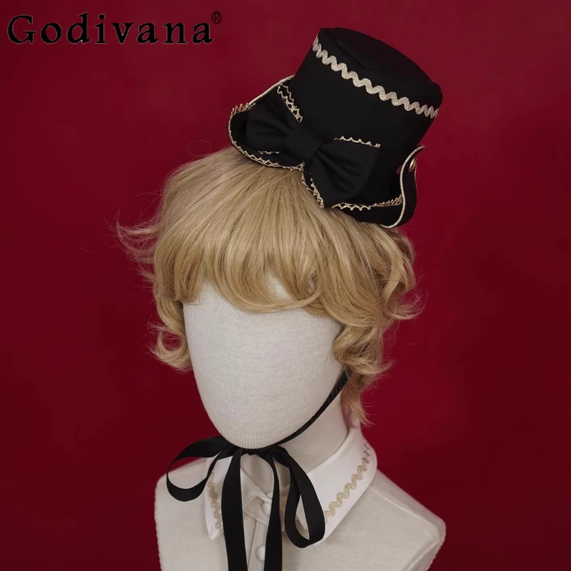 Pinces à cheveux pour femmes, accessoires de Cosplay, chapeaux de cirque, drapeaux et rubans de rue, chapeau Lolita, Design Original