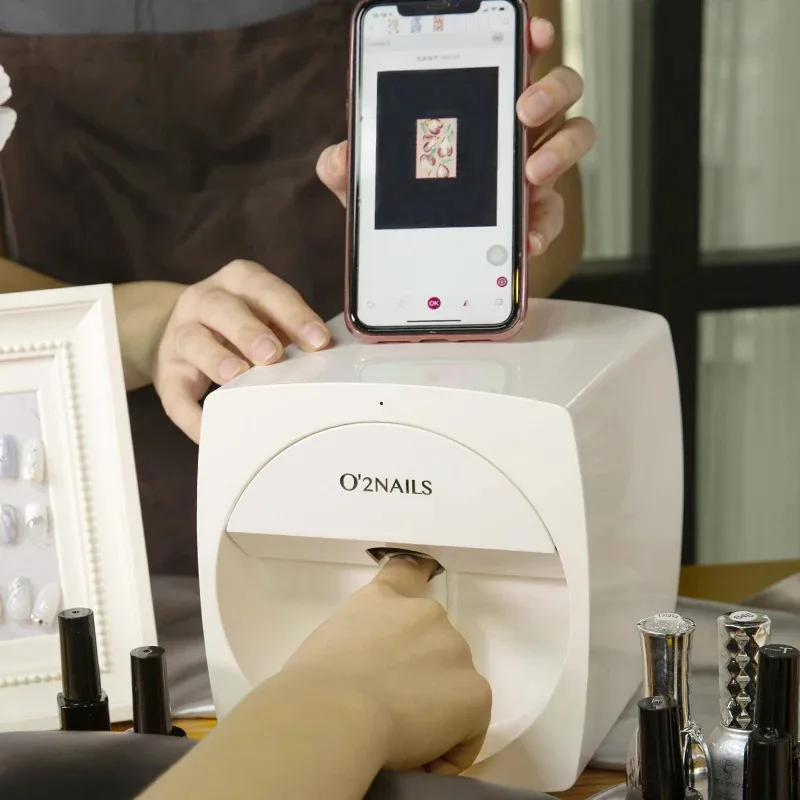 

Manicure Printer For Nails Professional Nail Equipment O2nails V11 Portable Printer 3d Printed Nail Machine Printers Paint Art
