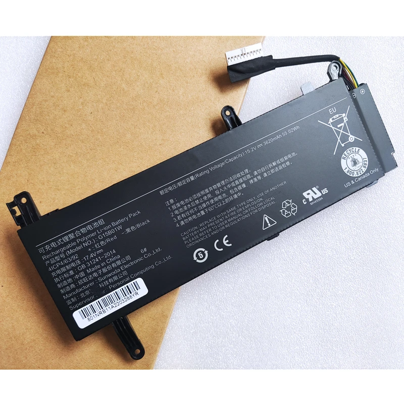 

G15B01W 171502 AI AK AO AL AD AN Battery For Xiaomi Gaming Laptop 15.6'' i5 i7 7300HQ GTX1050Ti GTX1060 TM1801 TM1705 XMG1902