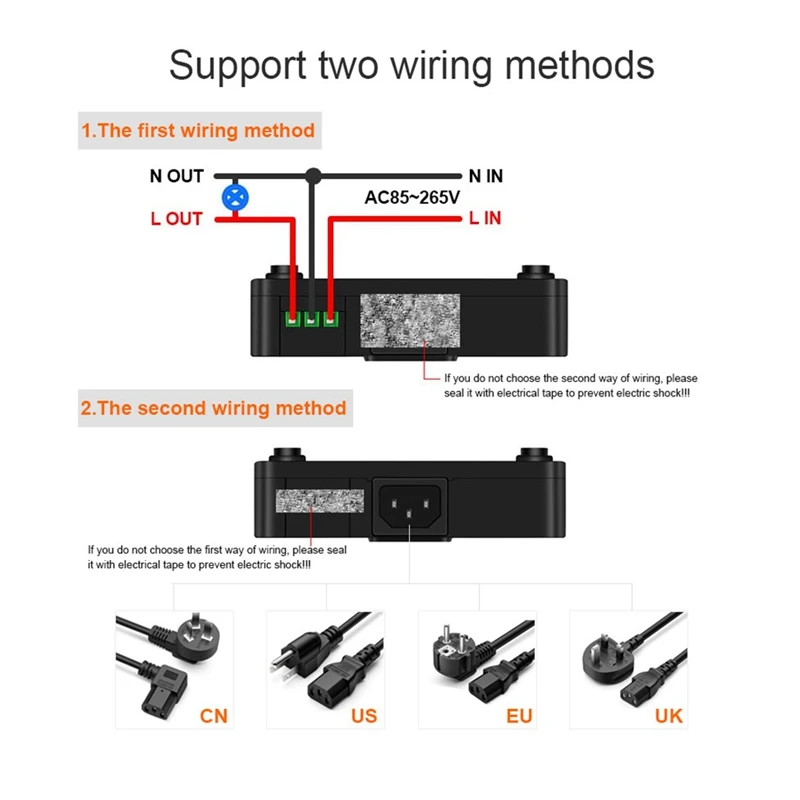Digitale Energiemeter 16A AC85-265V WIFI Power Elektriciteit Monitor Alexa Google Home Spraakbesturing Voor Tuya Smart Leven APP