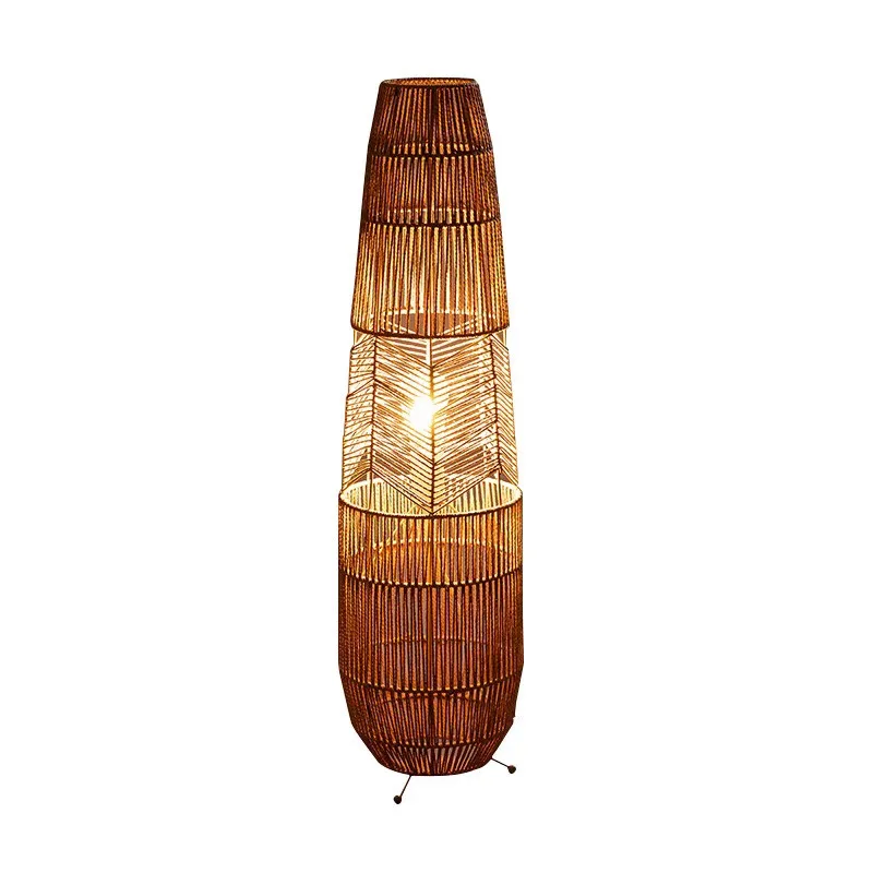 Wabi-sabi floor lamp, Japanese-style living room, bedroom, sofa side, Chinese-style Zen tea room designer lamp