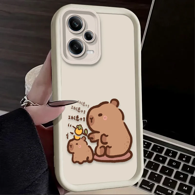 حافظة كابيبالا جميلة وممتعة لهاتف Xiaomi Redmi A5 A4 A3 A3X A2 A1 Plus 13X Redmi K80 Ultra K70 K70E K60 K60E K50 K40 K40S K30