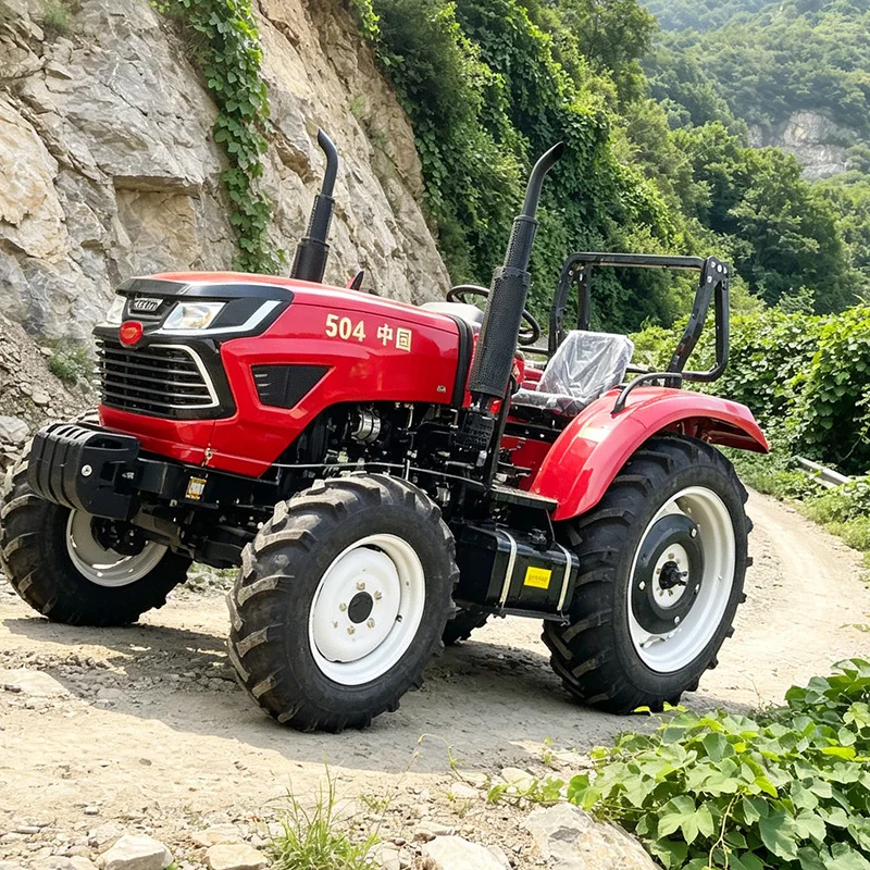 

Customized Four-Wheel Rotary Tiller, 60 HP Four-Wheel Tractor, Multifunctional All-in-One Cultivator for Export