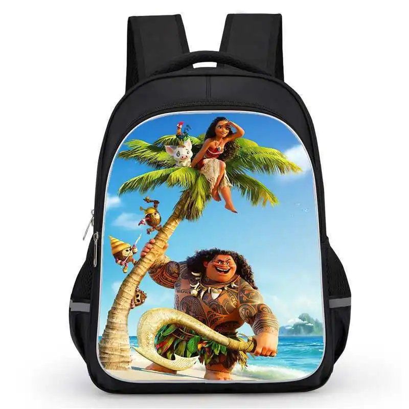 Moana Maui Hei Hei animation peripheral cartoon print student large-capacity burden-reducing backpack children's holiday gift