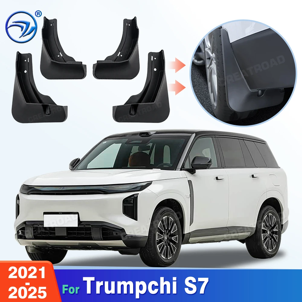 For Trumpchi S7 2021-2025 2022 2023 2024 Fender Mudflaps Splash Guards Mudguards Mud Flaps Car Accessories