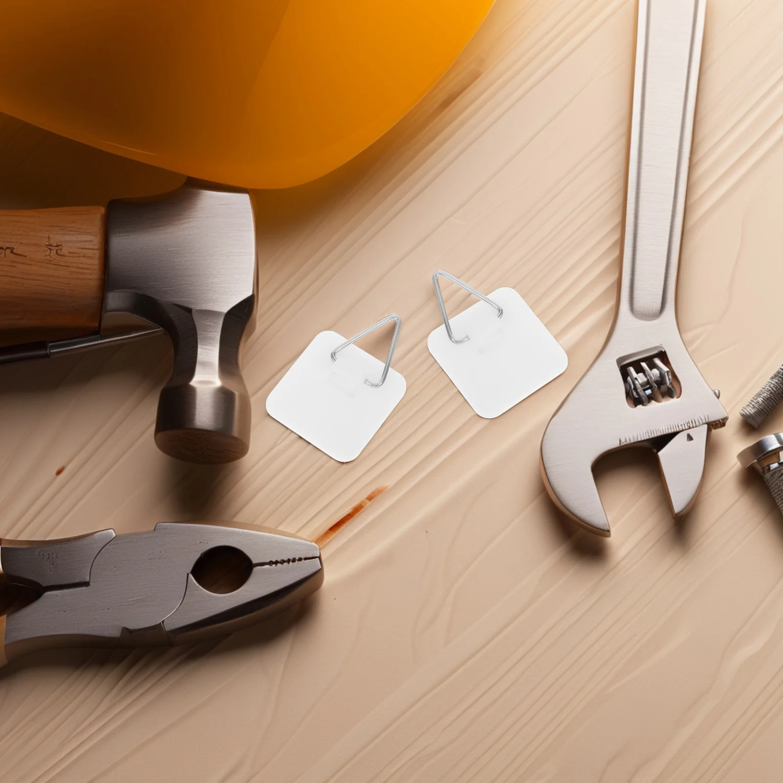 

10 Pcs Wall Hanging Photo Frame Adhesive Hook Decorative Plate Hangers Porcelain Picture Holder for