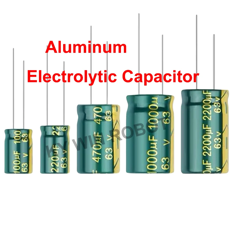 Aluminum Electrolytic Capacitor 10V 16V 25V 35V 50V 400V 450V 470UF 100UF 220UF 330UF 470UF 680UF 1000UF 47UF IC for Arduino DIY