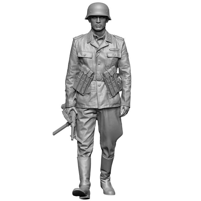 1/35 Modellbausätze für Soldaten der europäischen Armee aus Kunstharz, farblos und selbst zusammengebaut, A-2257