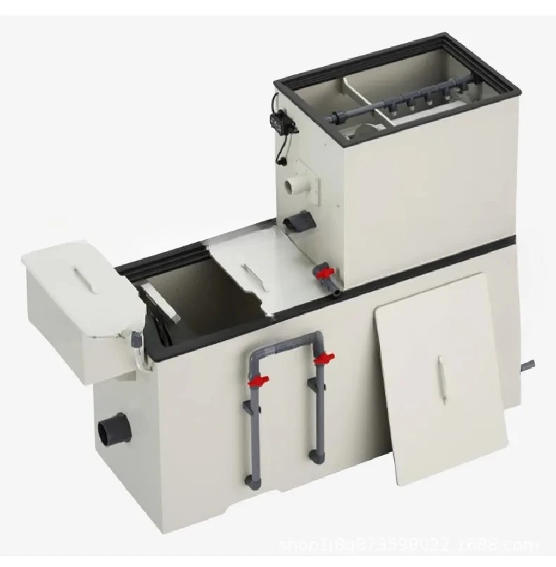 Integrated Recirculating Aquaculture System Koi Pond Rotating Drum Microporous Filter