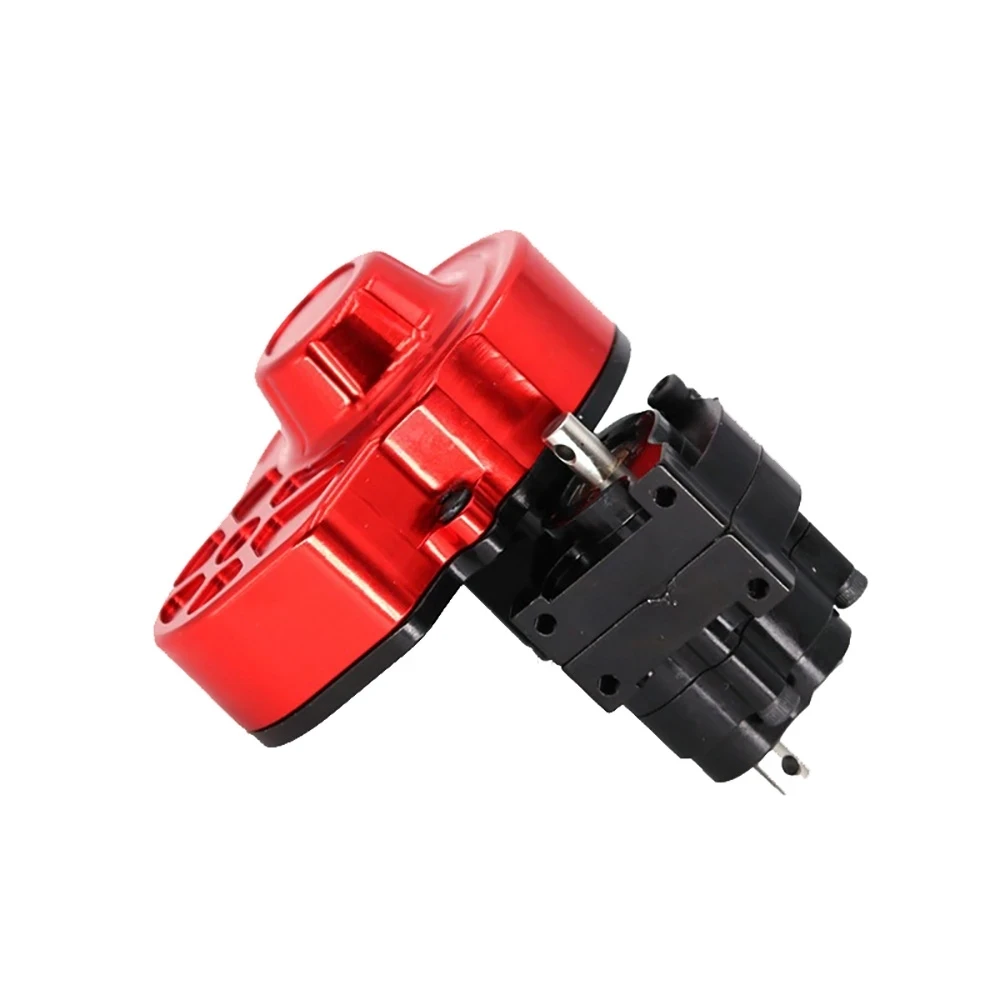 Upgrade all Metal Reverse Transmission Gearbox with Motor Gear for 1/10 RC Rock Crawler SCX10 RC Car  accessories