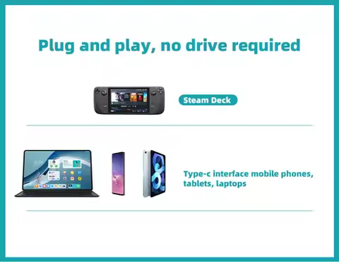 7 in 1 USB C Hub Deck Docking Station SSD Dock M.2 Steam Aluminum Alloy Base for Ayaneo Accessories Jsaux Nintendo Switch Docks