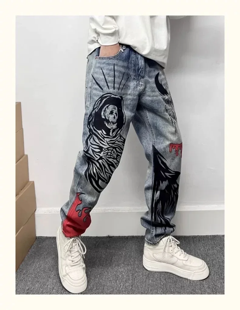 Thumbnail 3 - #51 Latest Mens Baggy Denim Jeans Offers