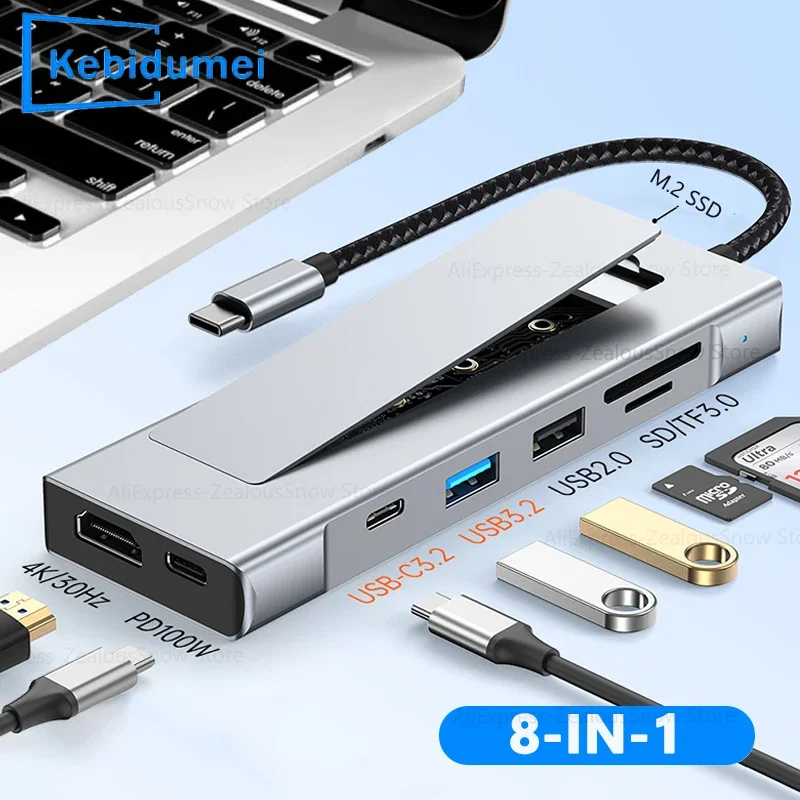 8-In-1 Usb 3.2 Hub …