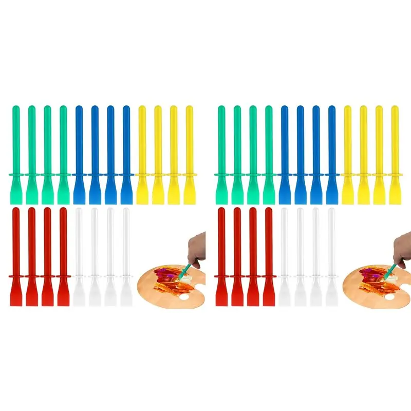 

【Электронные аксессуары】Набор из 40 инструментов для нанесения клея - пластиковые аппликаторы-кисти для клея, аппликаторы для клеевых стержней, прочные и простые в использовании.