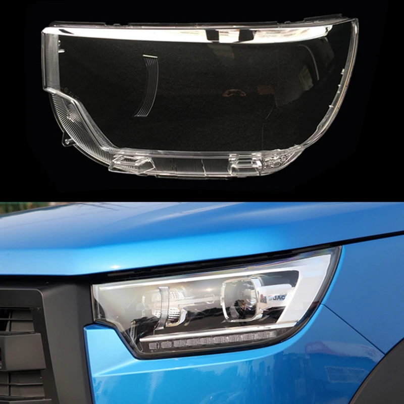 

Car Front Head Light Lamp Transparent Lampshade Lamp Shell For Jac Shuailing T8 2018-2022 Headlight Cover