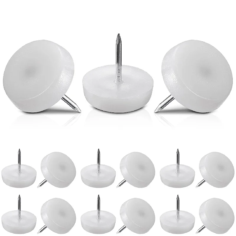 11pcs Furniture Sliders For Hardwood Floors, Chair Leg Floor Protectors Nail Furniture Slider Nylon Sliders For Moving