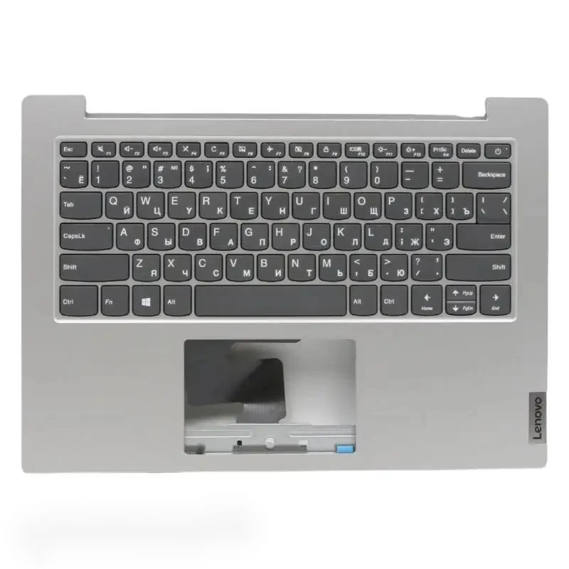 

WAF RU Russian Platinum Grey Keyboard Upper Case Palmrest Shell Cover For Lenovo Ideapad 1 14 14ADA05 5CB0Z55498