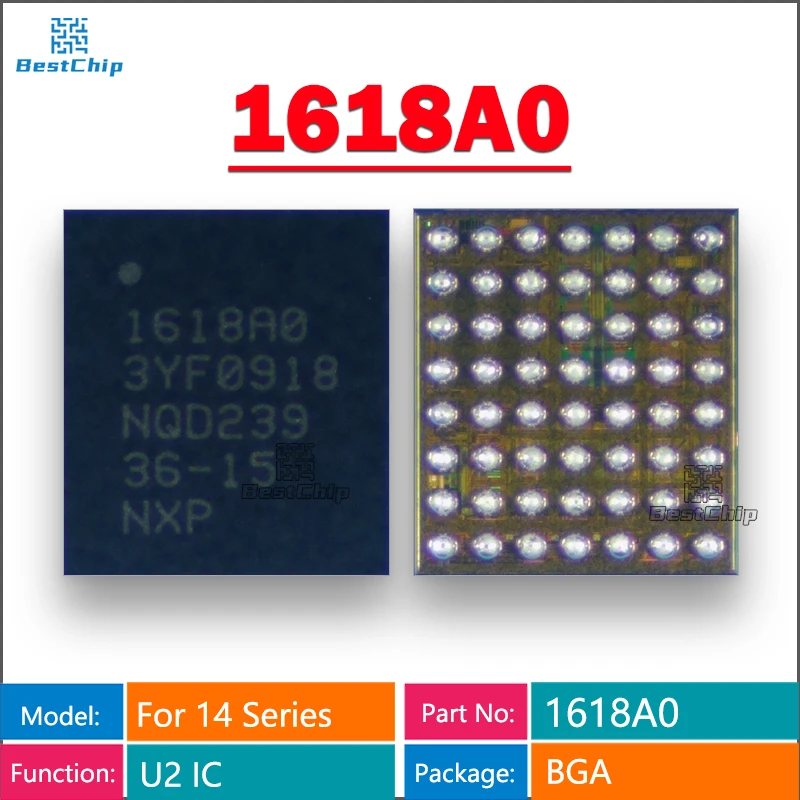 5Pcs/Lot 1618A0 1616A0 U9300 USB Charging U2 Tristar IC Chipset for iPhone 14 Plus Pro/ProMax/Mini