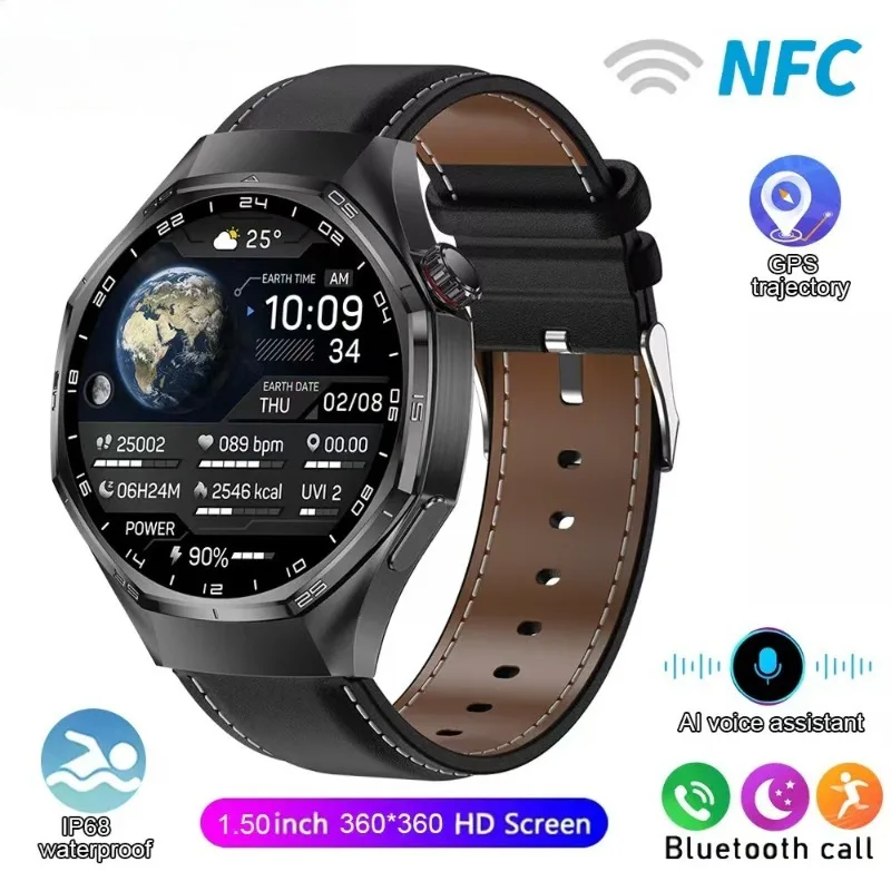 

2026 New Xiaomi WatchSmart Watch AMOLED Screen GPS Tracker HD Bluetooth Call Waterproof Sports Health Monitoring Smartwatch Men