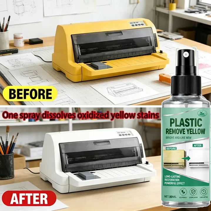 Plastic Yellow Removal Cleaner Anti Oxidation Restore White For Auto Household Plastic Parts Refinishing Agent