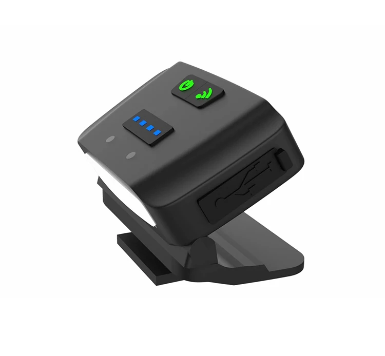 SmartPro Optiloope LED-Stirnbandlupe, USB wiederaufladbar, 1,75 x 3,5 x optische Glaslinsen, Freisprechvergrößerung, Headset-Lupe – Detail 4