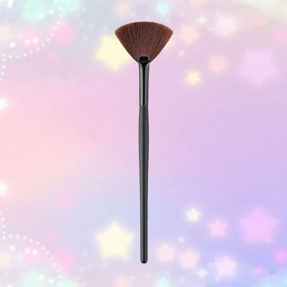 Exquisiter Gesichtspuderpinsel mit Holzgriff, hochwertiges Material, weiche Borsten, kein Ausfallen, Make-up-Zubehör, Textmarker, Rougepinsel