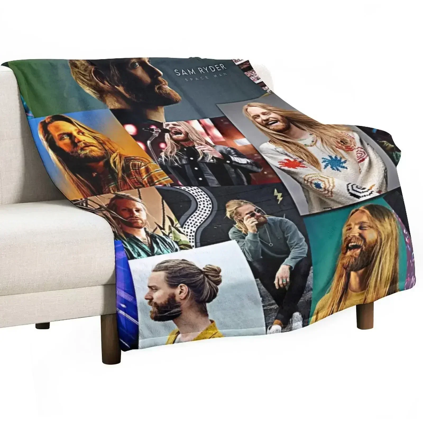 sam ryder Throw Blanket Warm Cozy Throw Blanket for Living Room Couch