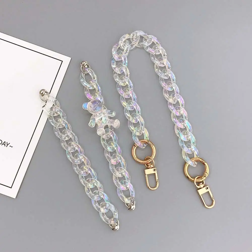 Transparent Color Mobile Phone Chain Phone Case Drop Hanging Chain Phone Fall Prevention Phone Loss Prevention Strap