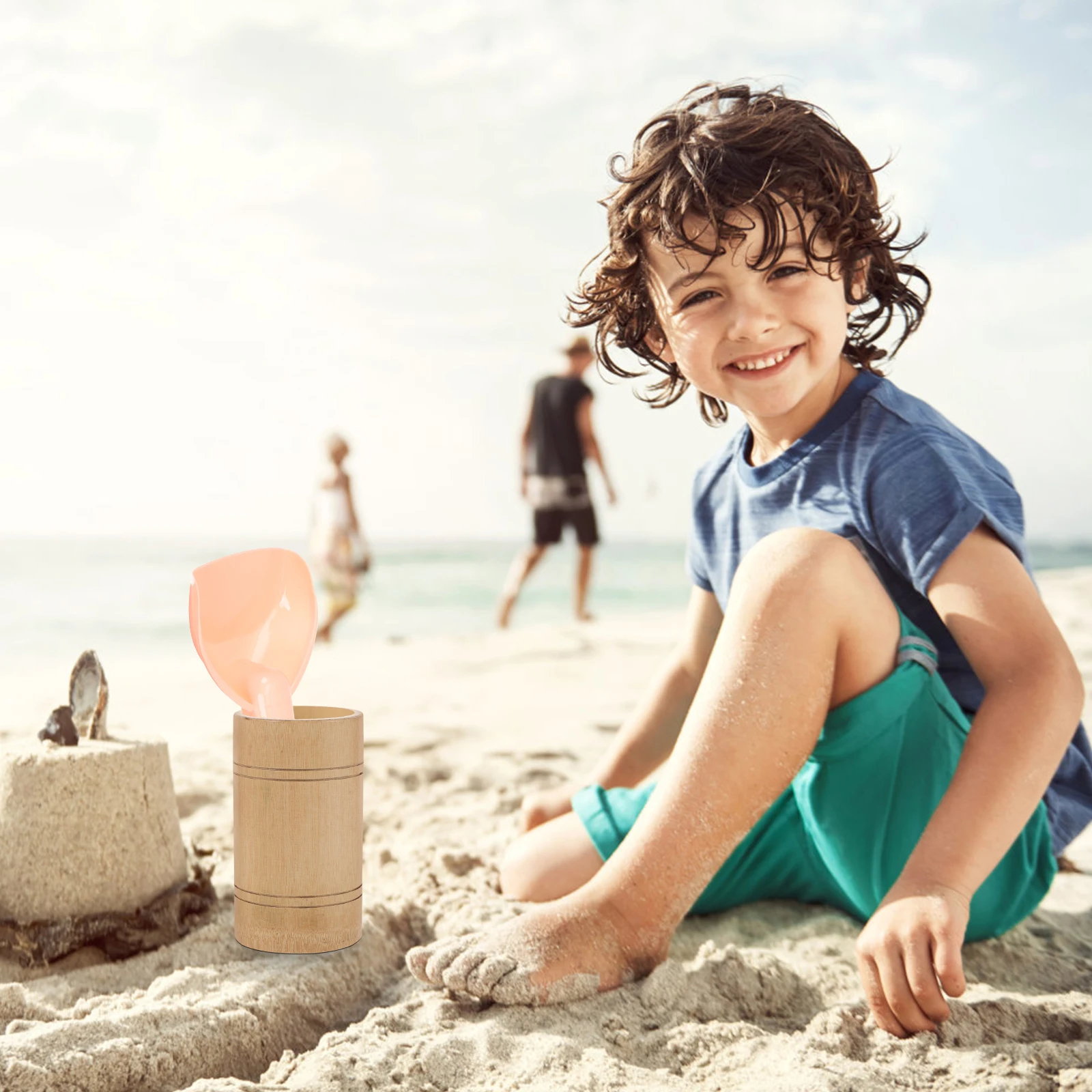 Tube de rangement de râteau en bambou, Mini porte-outil de jardin Zen, outils de peinture au sable, accessoires de plage, organisateur d'ustensiles japonais, jouet de bureau