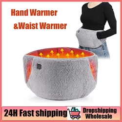 Heating Uterus Warming Belt Abdominal Massage Warmer Cold Protection Artifact Graphene Heating USB Charging Waist Warming