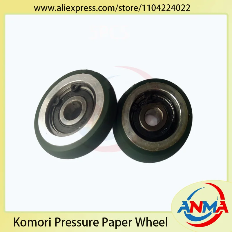 1 Set Komori Pressure Paper Wheel For Offset Printer Machine Spare Parts Paper Pressing Wheel Outside Diameter 48mm