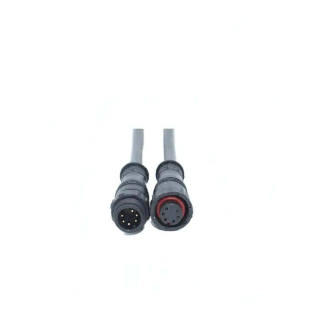 6 Pin Waterproof Aviation Connector M12 Male Female Plug Industrial Electric Cable Interface Automotive Hardware