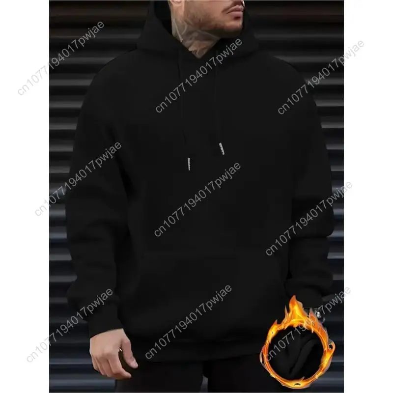 سترة رياضية كاجوال للرجال بنمط "PIERCE THE VEIL" مطبوعة فضفاضة وسميكة من القطيفة مناسبة لسترة هدايا العطلات