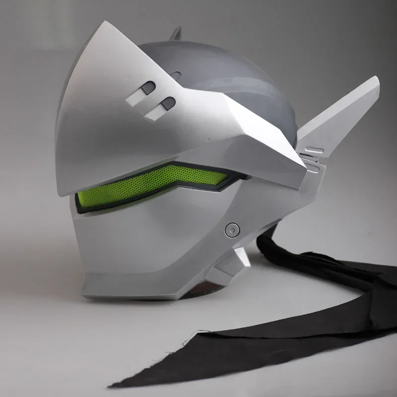 Game Overwatch Shimada Genji cosplay night helmet mask for adult men GFRP mask Halloween carnival masquerade party masks props