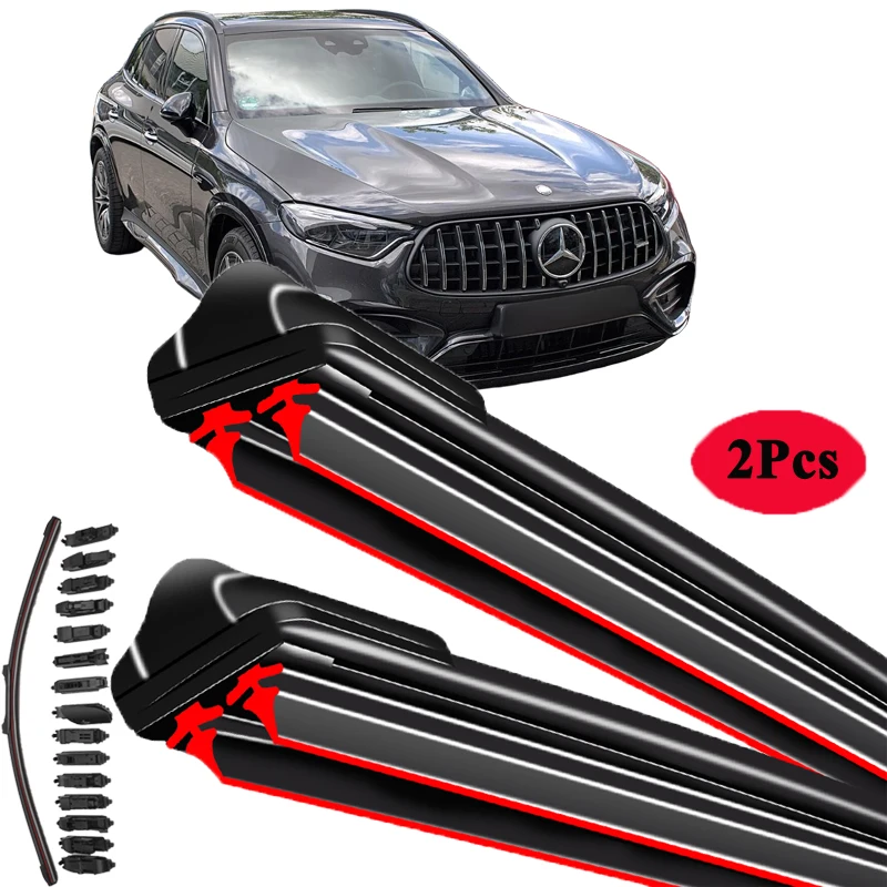 

For Mercedes Benz GLC Class X253 C253 X254 C254 2015-2024 Car Windshield Wiper Blade Front Windscreen Brushes Washer Accessories