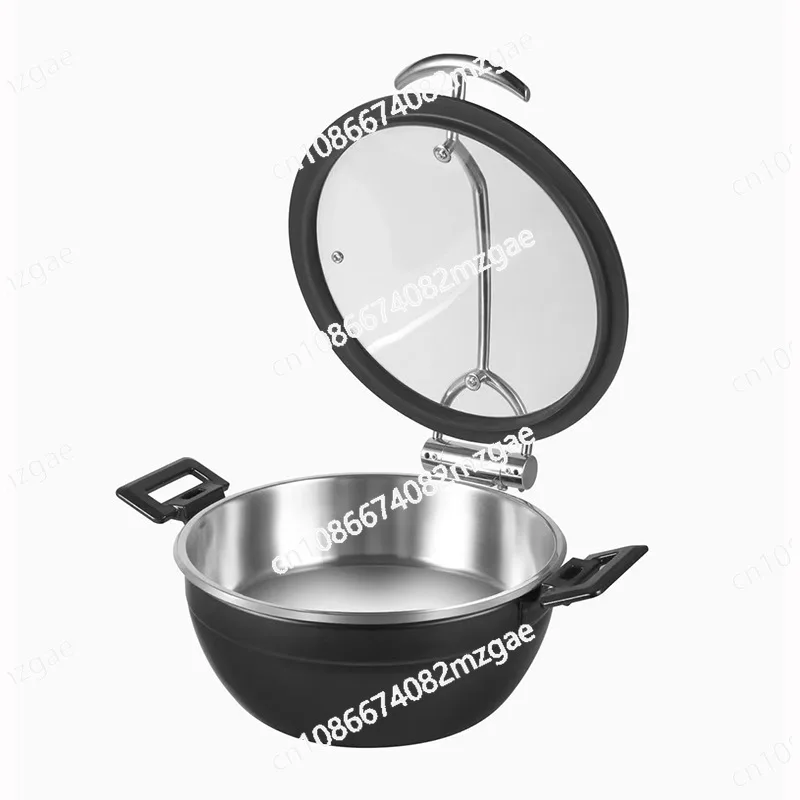 

Buffet Stove Insulation Pot Hotel Restaurant Hydraulic Hover Stainless Steel Pot