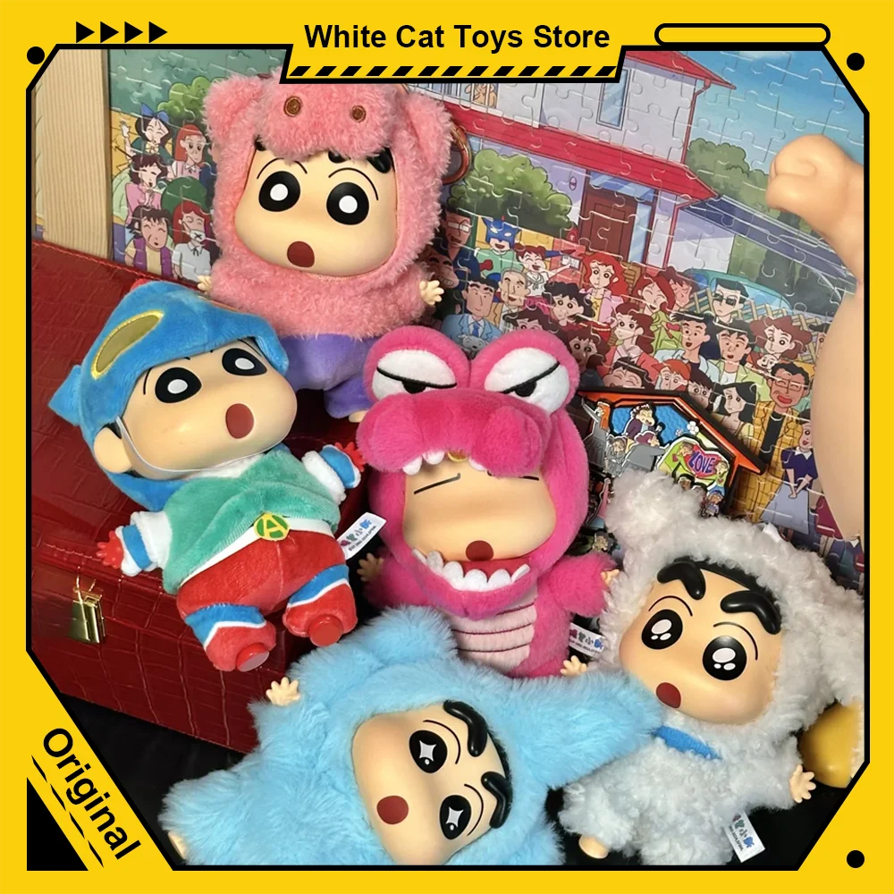 

TopToy Crayon Shin-Chan Costume Party Series Blind Box Vinyl Doll Anime Action Figure Mystery Box Collection Model Girl Toy Gift