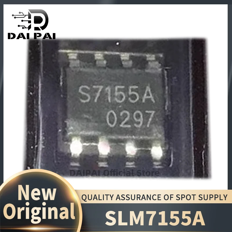 

(10 шт.-20 шт./лот) 100% новый оригинальный набор микросхем SLM7155A S7155A SOP8