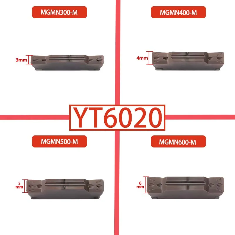 كاكاروت 10 قطعة كربيد إدراج الفولاذ المقاوم للصدأ MGMN300 G MGMN150 MGMN200 MGMN250 MGMN400 م فتحة الحز YT15TF LatheCNC القاطع