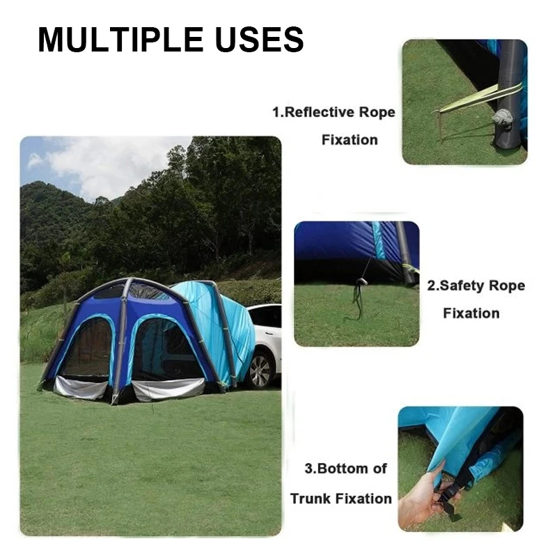 Car Exterior Accessories Trunk Tent Sunshade Rainproof Tailgate Shade Awning Tent for Tesla Model Y