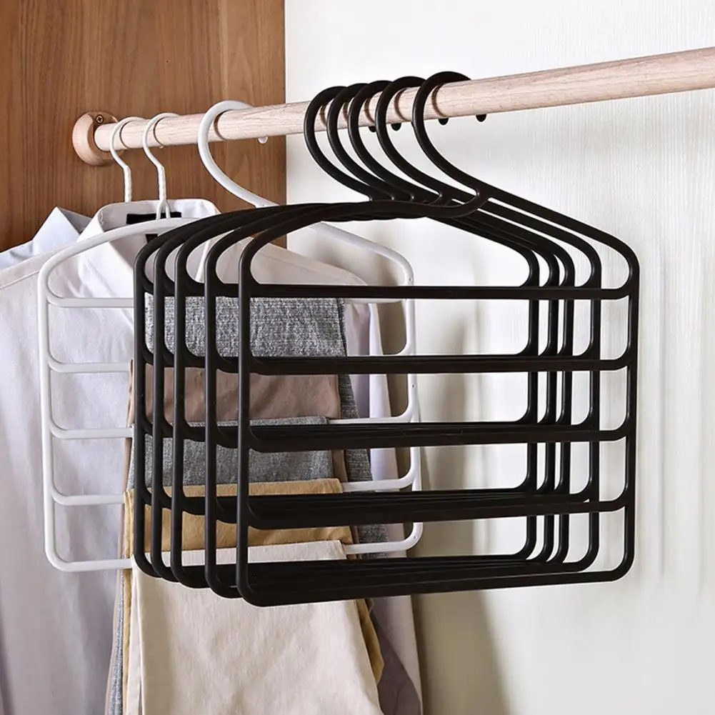 Colgador de pantalones de construcción resistente útil, colgador de pantalones multifuncional, buena capacidad de carga, colgador de pantalones para Jeans