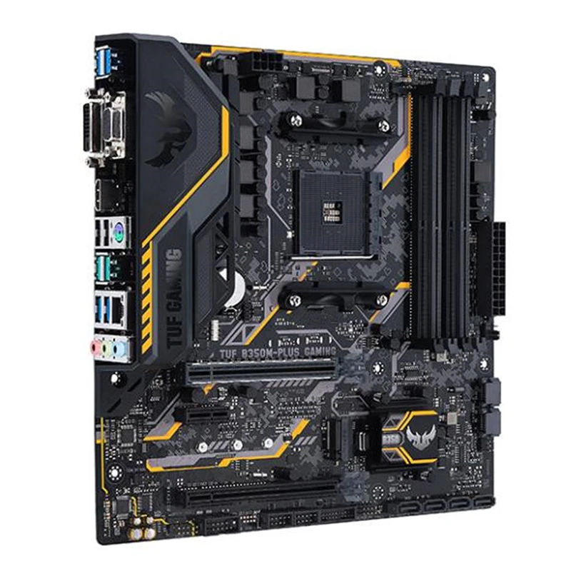 For AMD B350 TUF B350M-PLUS GAMING motherboard Used original Socket AM4 DDR4 32GB USB3.0 SATA3 Desktop Mainboard