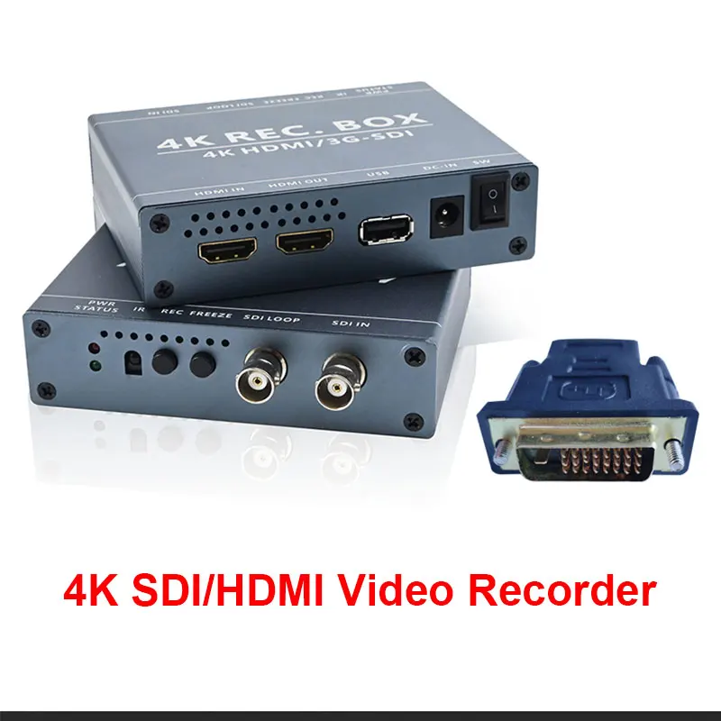 1080P HDMI Recorder Box 4K SDI HDMI Video Grabber USB Flash & HDD Support Manual/Auto Schedule Recording | Factory OEM Service